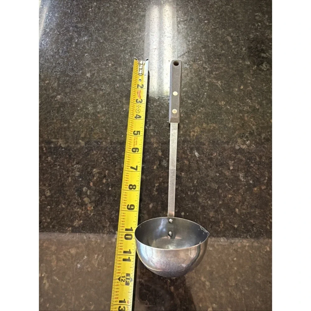 VTG Wood And Stainless Steel Soup Ladle Gravy 11